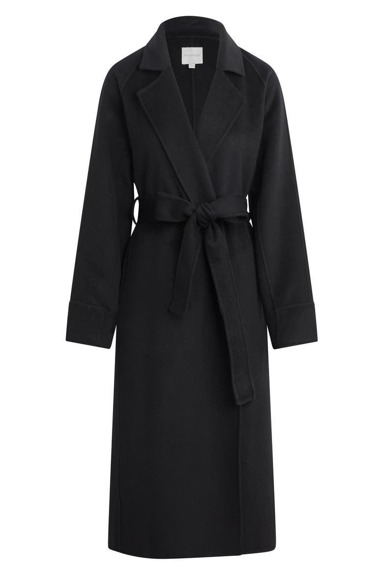 The Paola Wool Blend Coat, Alternate, color, BLACK