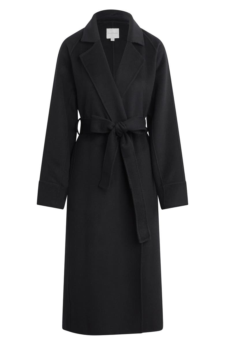 Favorite Daughter The Paola Wool Blend Coat, Alternate, color, Black