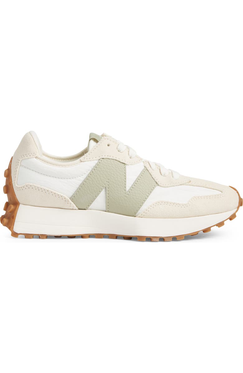 New Balance 327 Sneaker, Alternate, color, Linen/ Olivine