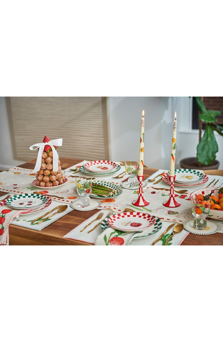 MISETTE Still Life 4-Pack Linen Coasters, Alternate, color, Multicolor