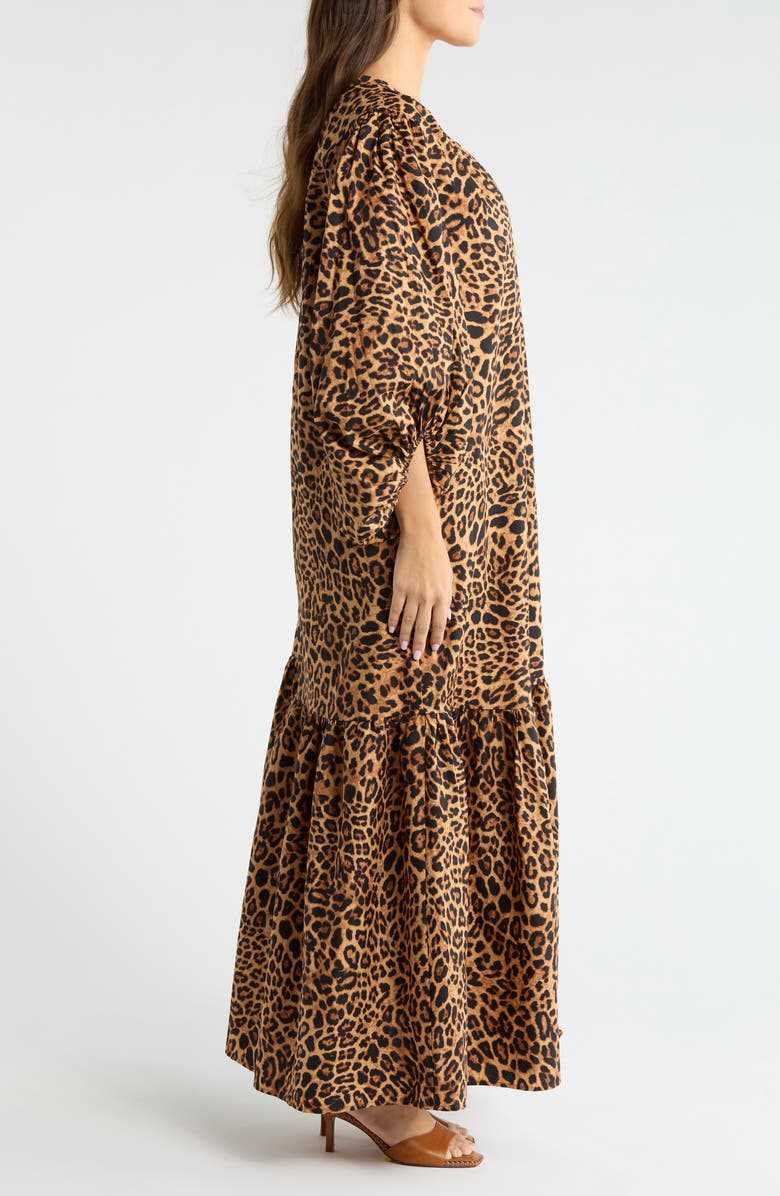 SUGARLIPS Leopard Shift Dress, Alternate, color, Leopard