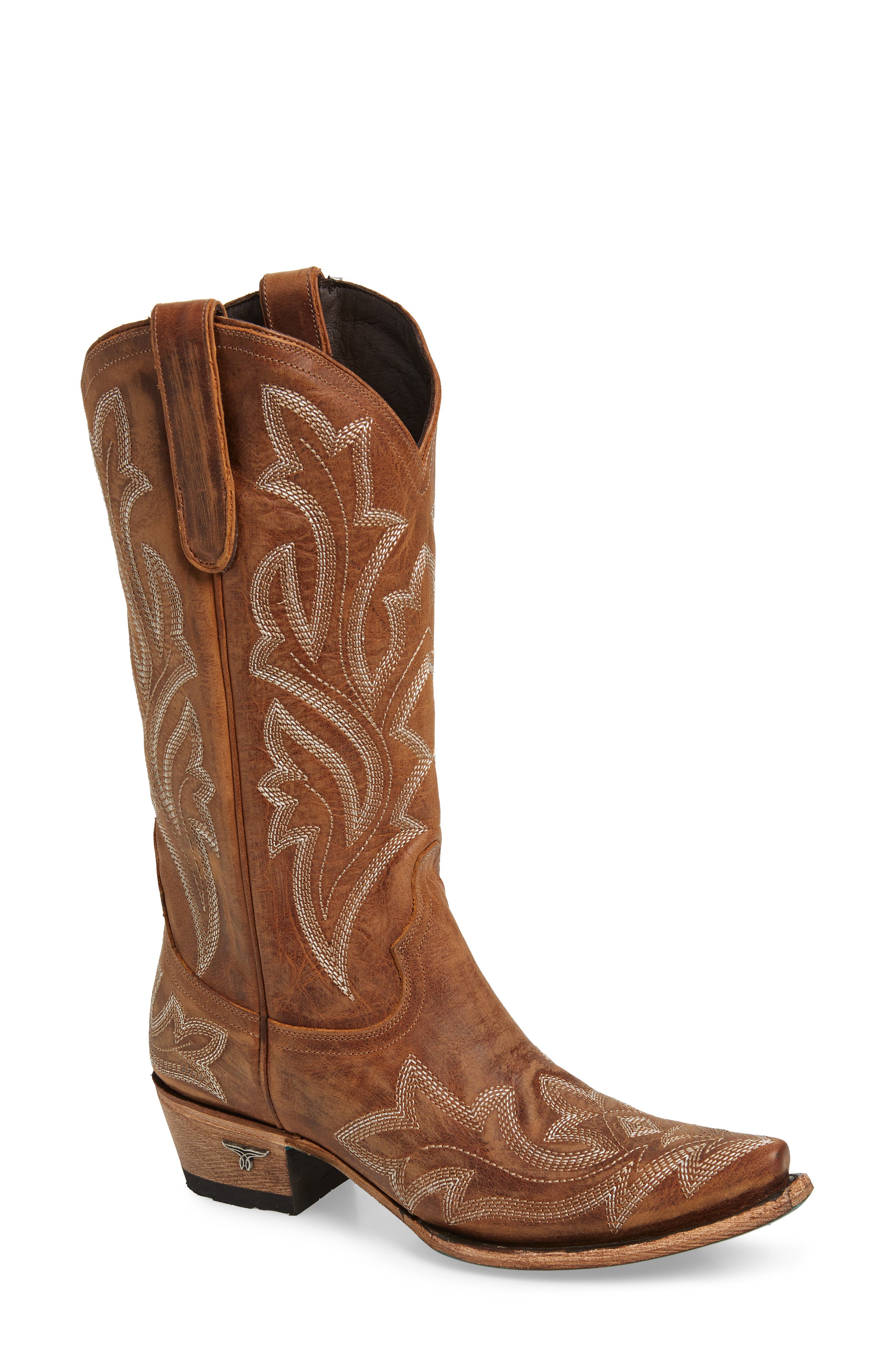 Lane Boots Saratoga Western Boot, Main, color, 