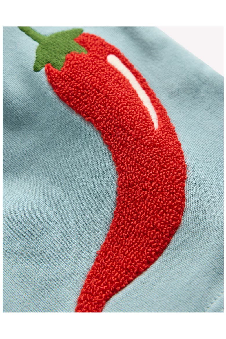 Kids' Fun Cotton Sweat Shorts, Alternate, color, SEAMIST BLUE CHILLIES
