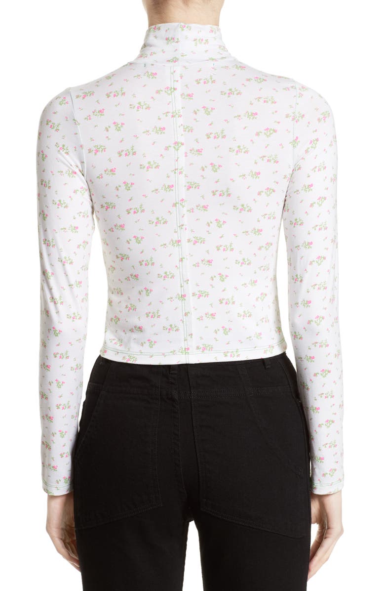 Eckhaus Latta Lapped Baby Turtleneck, Alternate, color, 