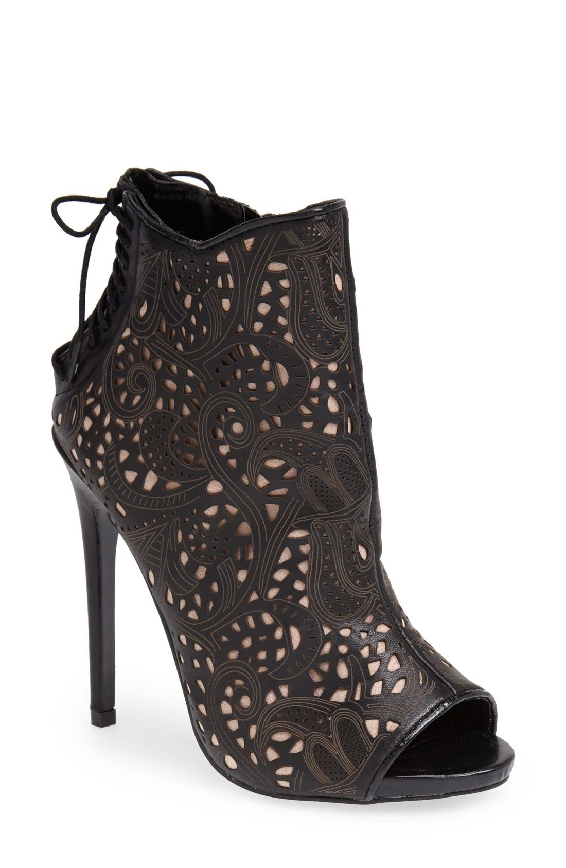 Steve Madden 'Korsett' Bootie, Main, color, 