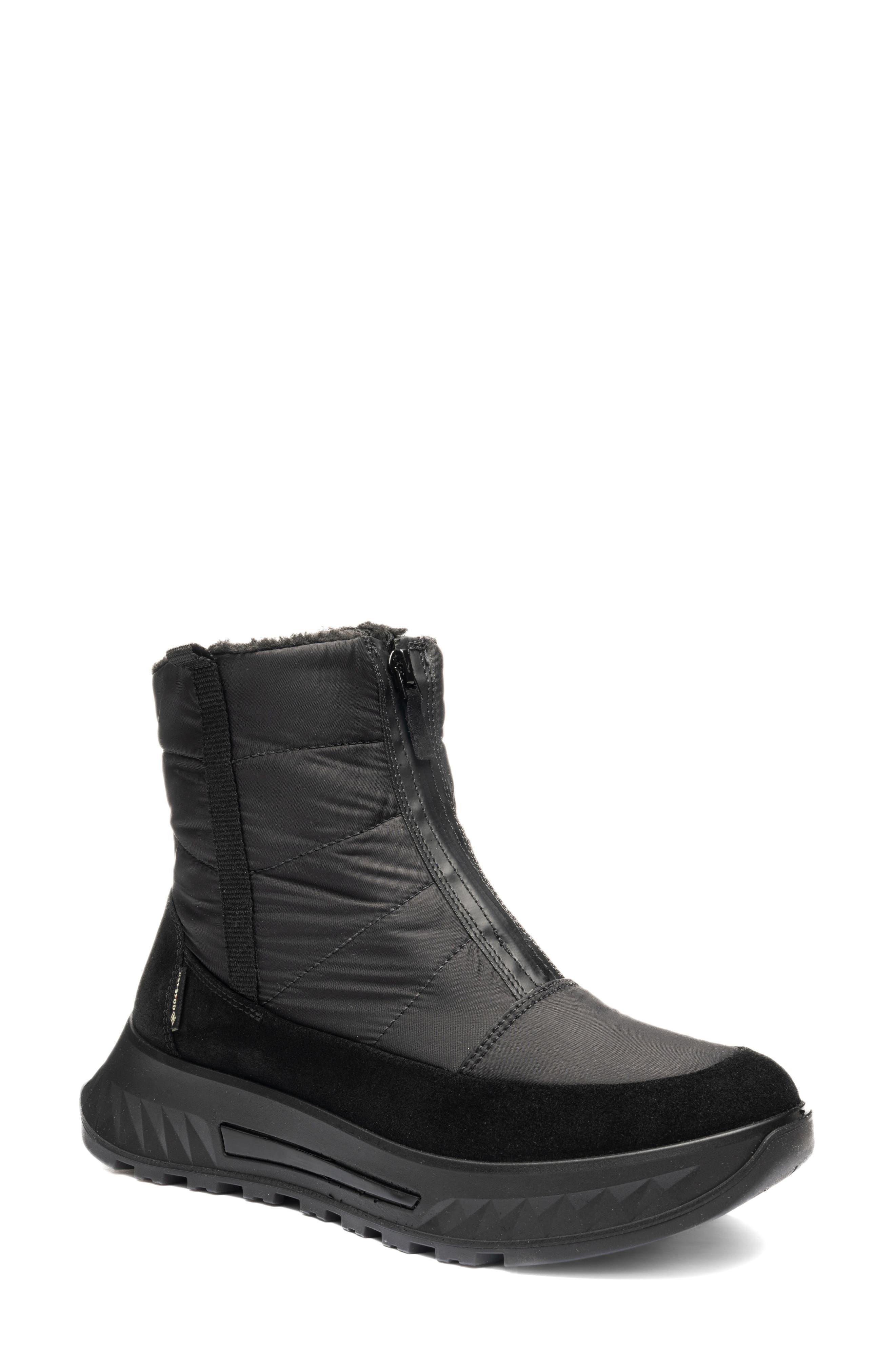 ara Slate Gore-Tex<sup>®</sup> Waterproof Bootie, Main, color, Black