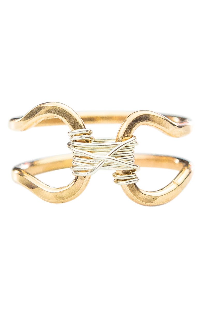 Nashelle Bound Ring, Main, color, Gold