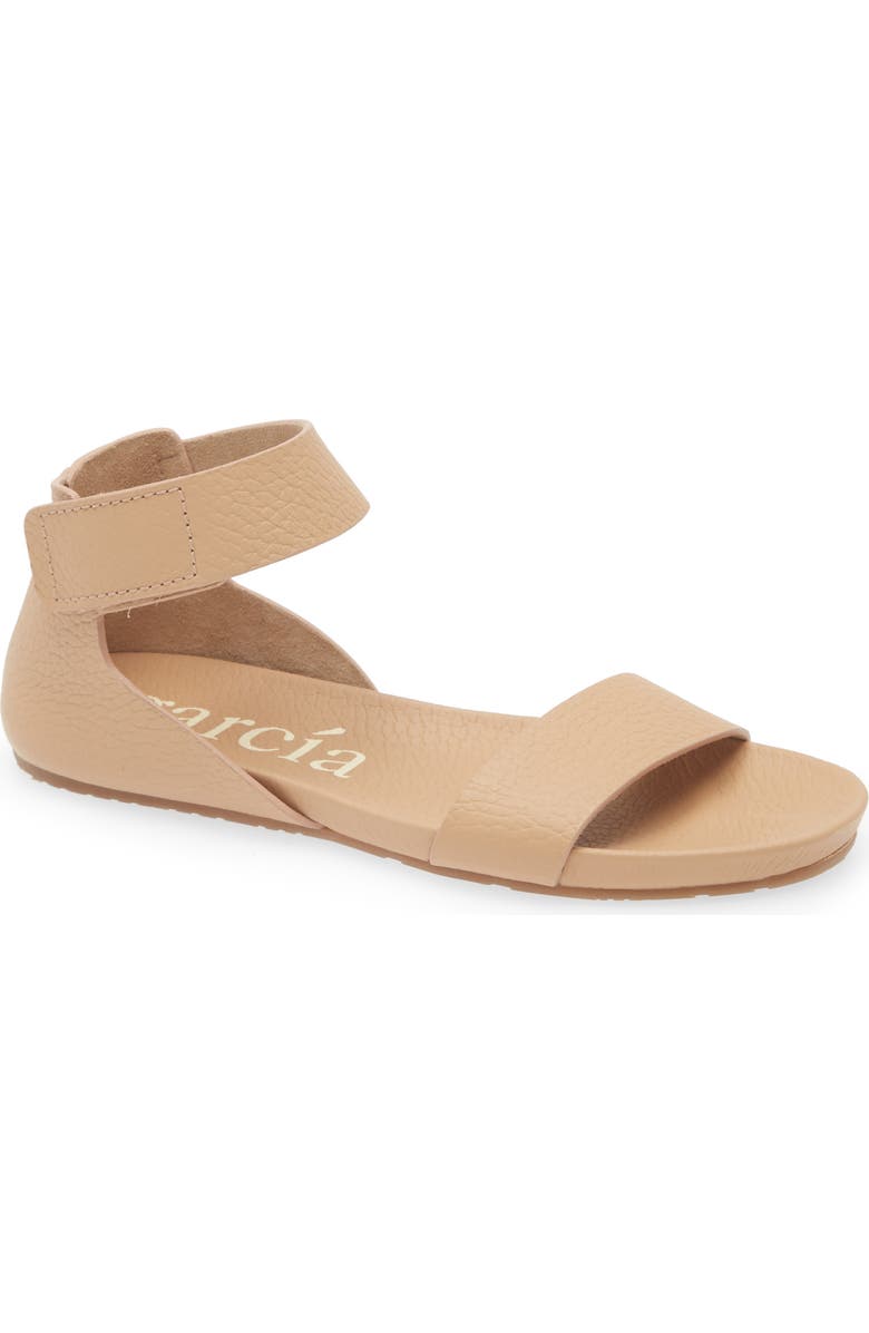 Pedro Garcia Jalila Ankle Strap Sandal, Main, color, Camel Cervo