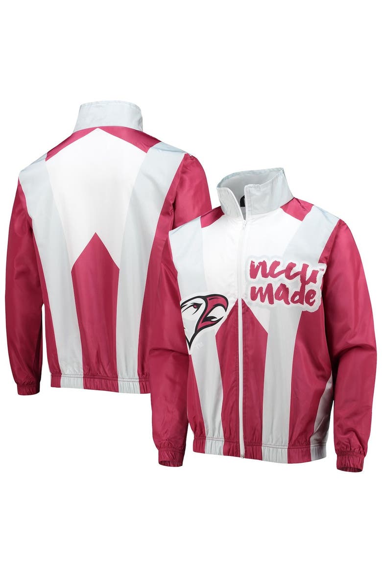 Men's Tones of Melanin Maroon North Carolina Central Eagles Anorak Full-Zip Jacket, Main, color, Maroon