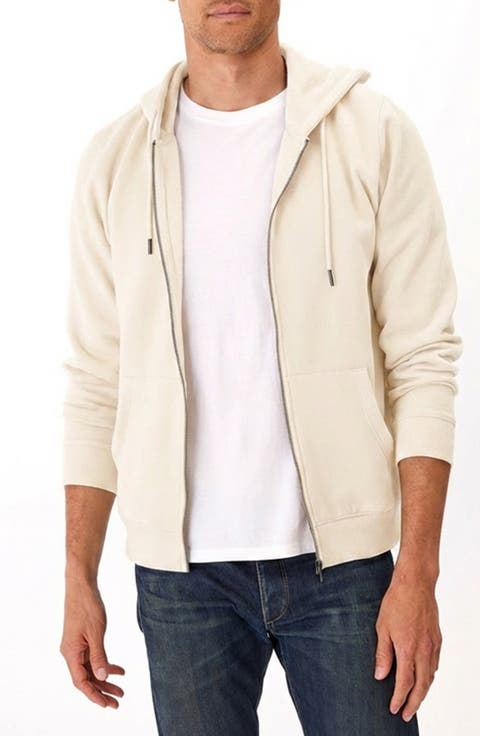 Organic Cotton Blend Zip Hoodie