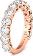 HauteCarat Lab Created Diamond Eternity Ring