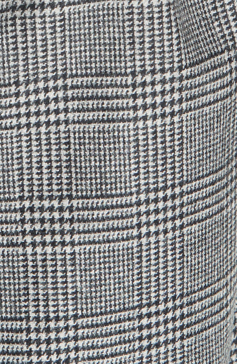 Nili Lotan Topher Plaid Wool Blend Coat, Alternate, color, 