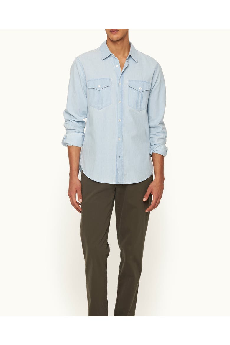 Colburn Tailored-Fit Shirt, Main, color, Wave Blue