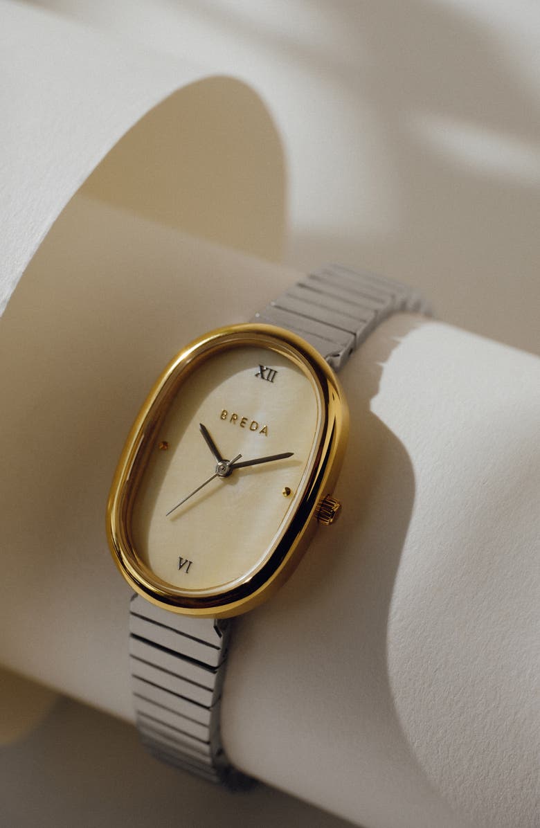 BREDA Jane x Taylor LaSea Bracelet Watch, 23mm, Alternate, color, 