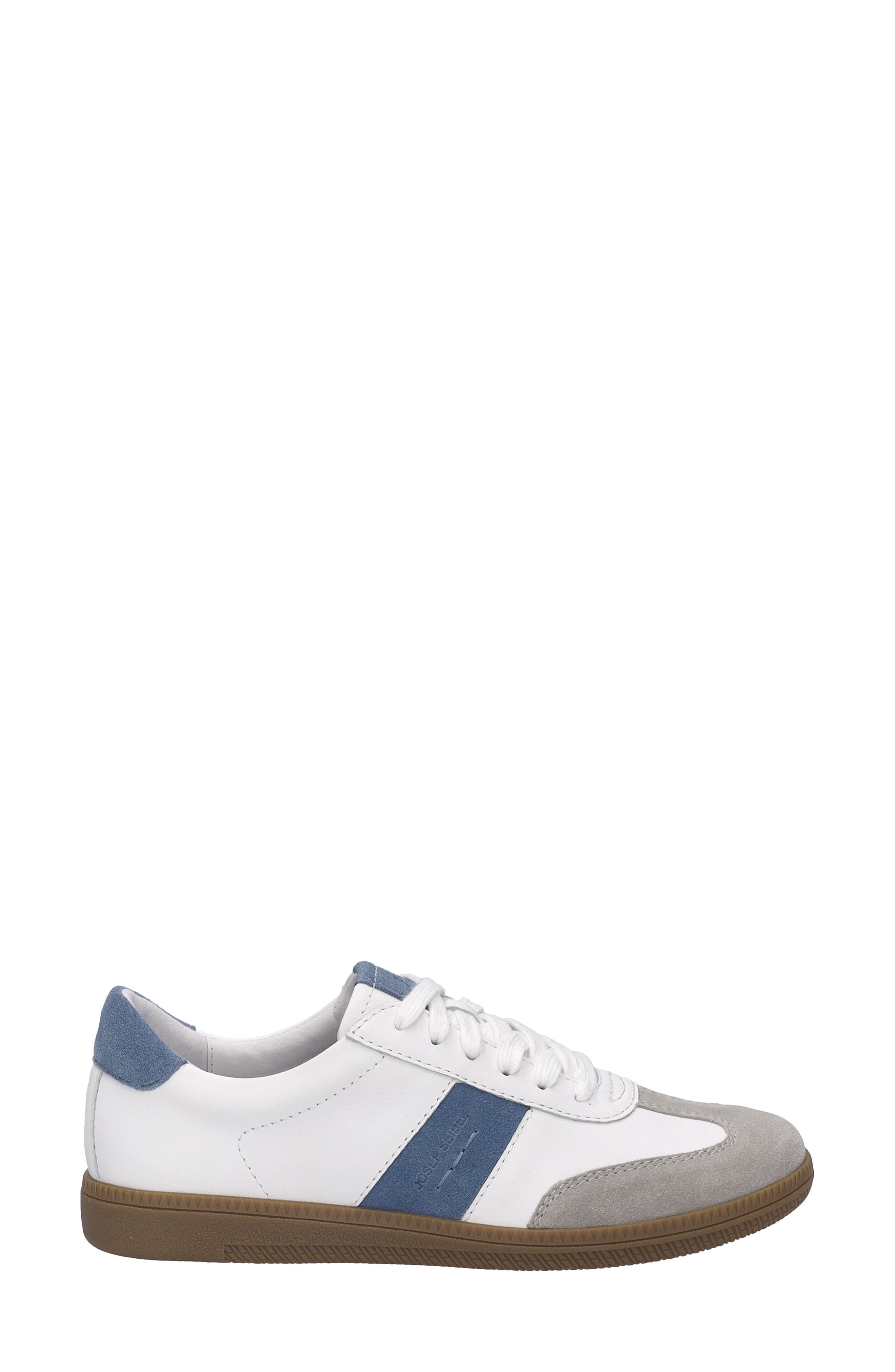 Joleen Sneaker, Alternate, color, SLATE BLUE M - SUEDE