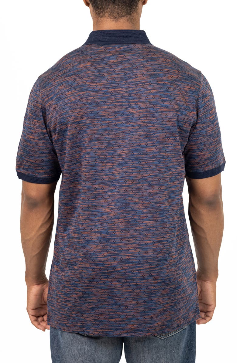 VELLAPAIS Rudis Perforated Knit Polo, Alternate, color,