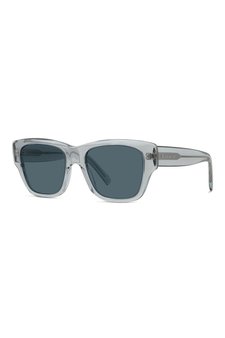 City 53mm Geometric Sunglasses, Alternate, color, GREY/ OTHER / BLUE
