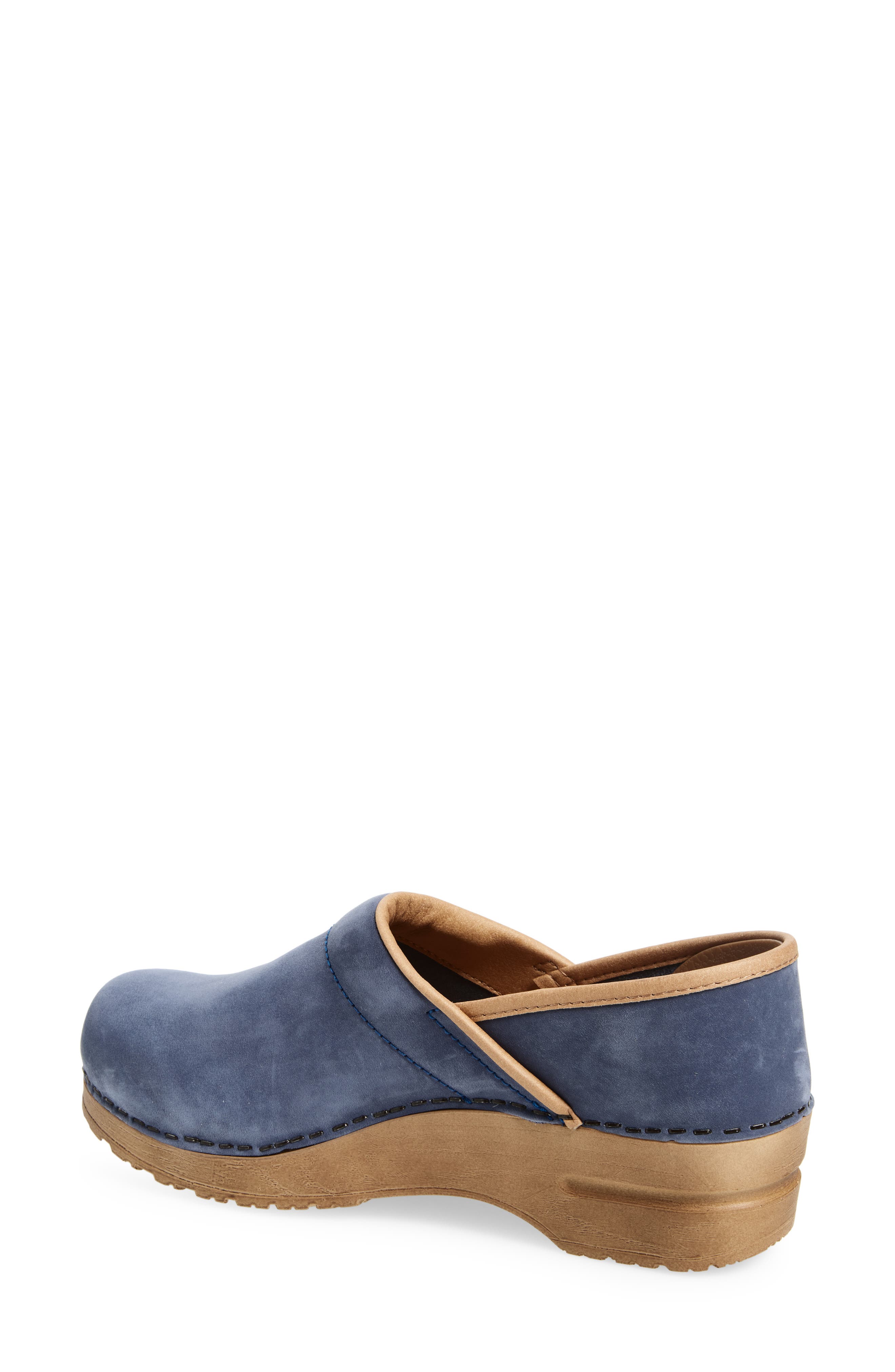 Sanita Professional Leather Clog, Alternate, color, Dove Blue