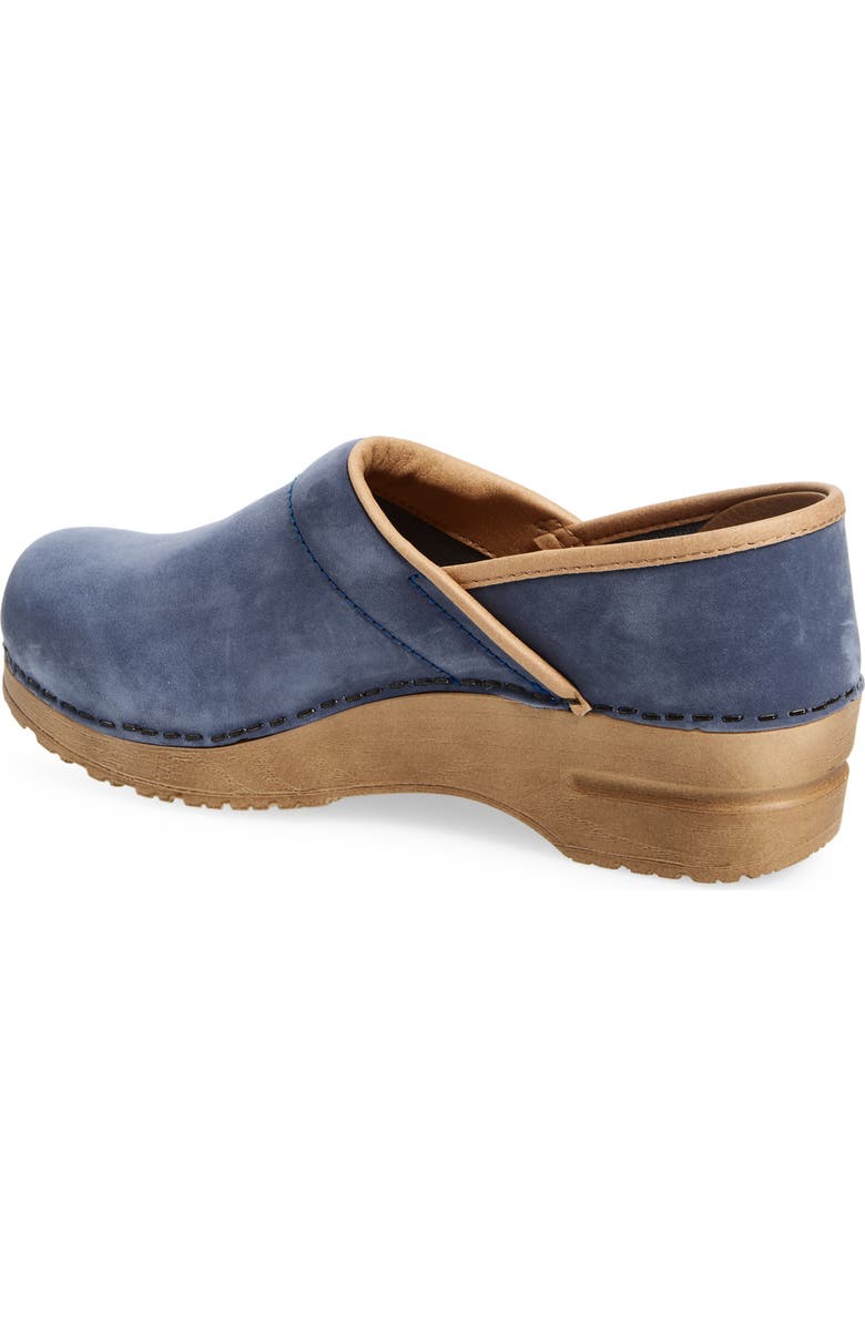 Sanita Professional Leather Clog, Alternate, color, Dove Blue