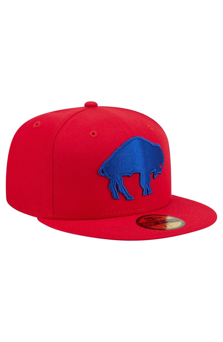 New Era Men's New Era Red Buffalo Bills 59FIFTY Fitted Hat, Alternate, color, Red