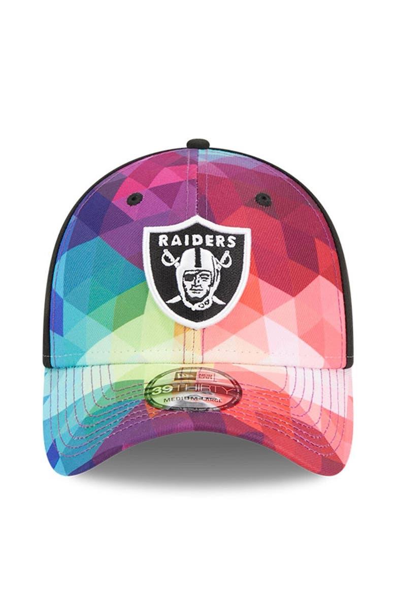 New Era Men's New Era  Pink Las Vegas Raiders 2023 NFL Crucial Catch 39THIRTY Flex Hat, Alternate, color, Pink