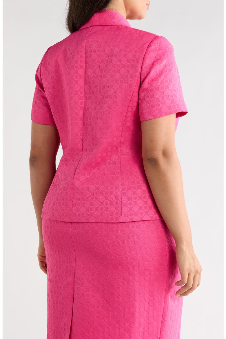 Jacquard Three-Button Jacket, Alternate, color, PINK PERFECTION