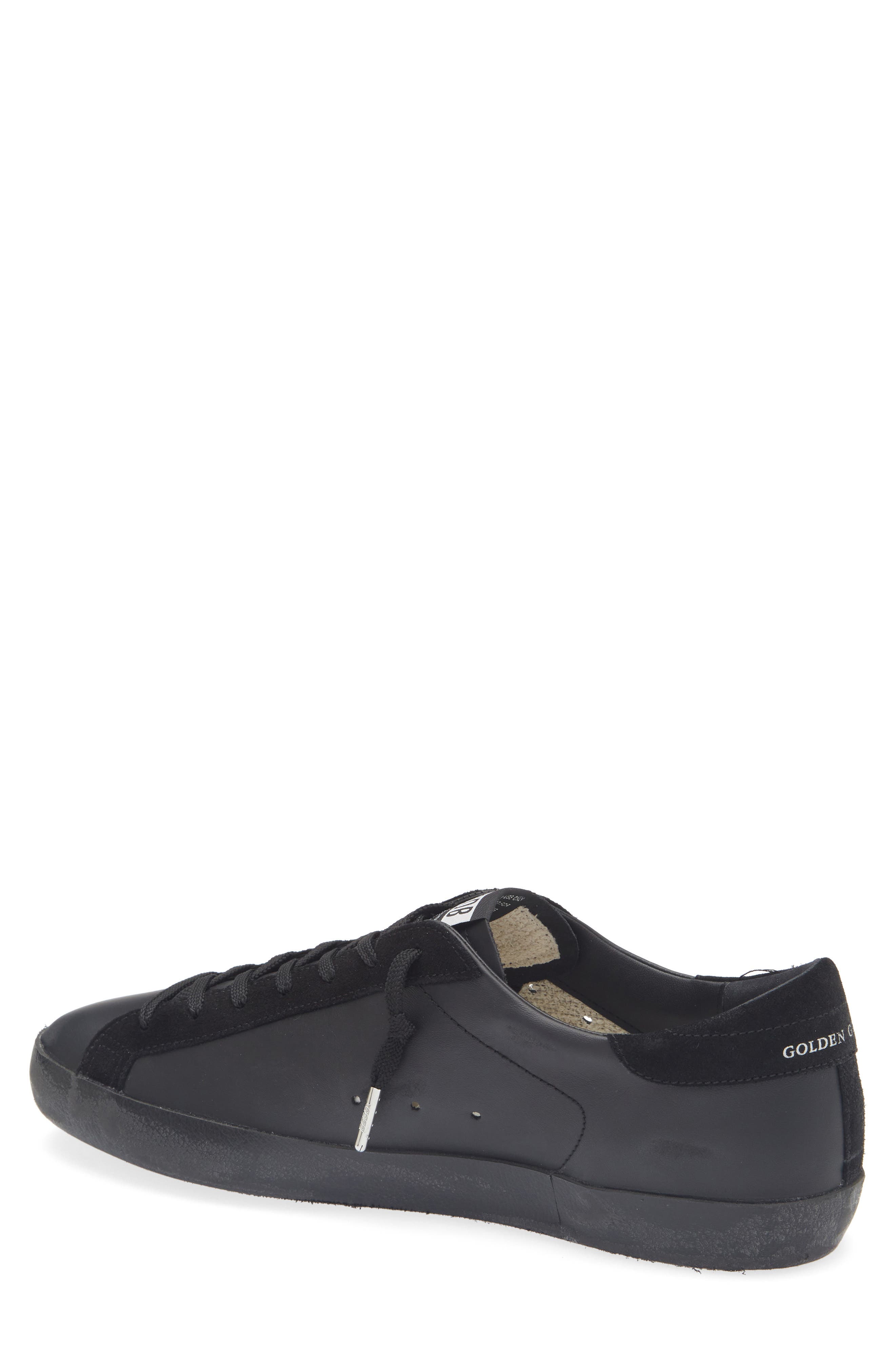 Golden Goose Super-Star Sneaker, Alternate, color, Black