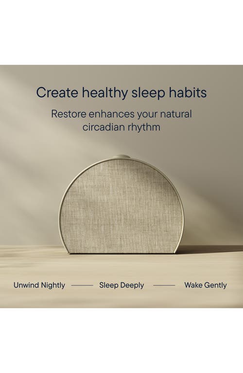 HATCH INC HATCH INC RESTORE 3 SMART LIGHT, SOUND MACHINE & SUNRISE ALARM CLOCK
