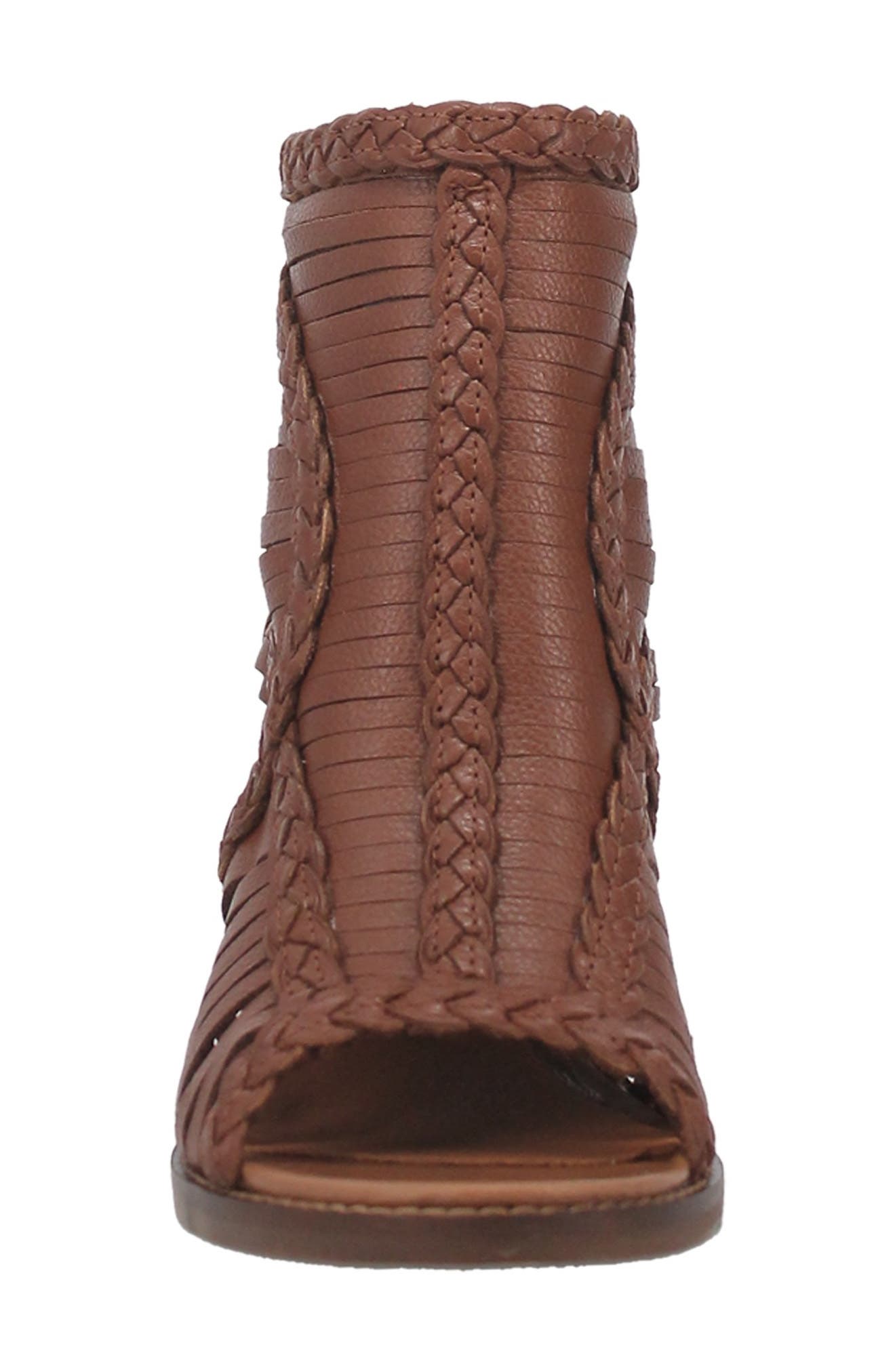 Dingo Jeezy Open Toe Bootie, Alternate, color, 