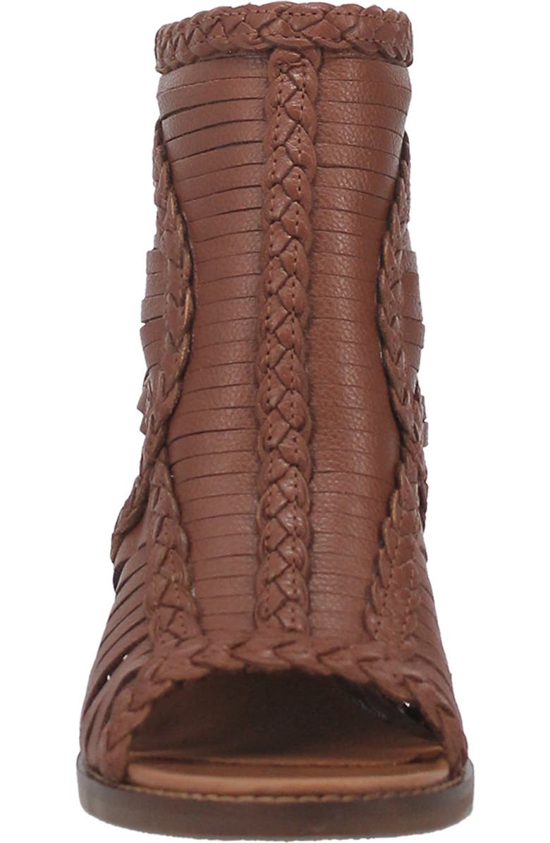 Dingo Jeezy Open Toe Bootie, Alternate, color,