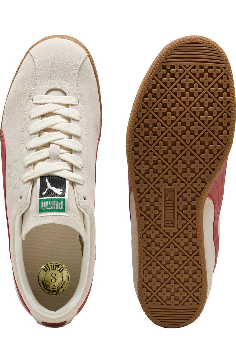 PUMA Brasil Sneaker, Alternate, color, Frosted Ivory/ Exotic Red