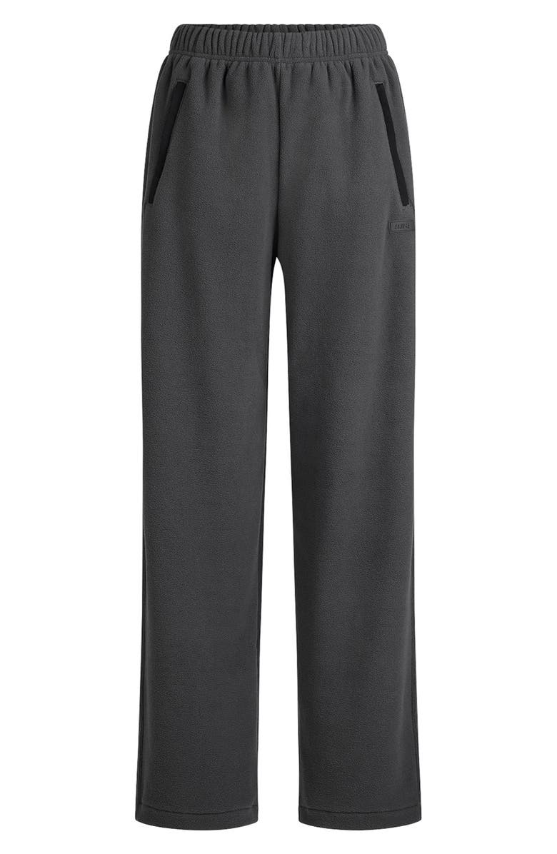 SKIMS Outdoor Fleece Straight Leg Pants, Alternate, color, Ash