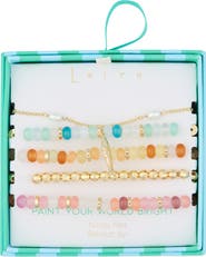 Leith 5-Pack Beaded Assorted Bracelets