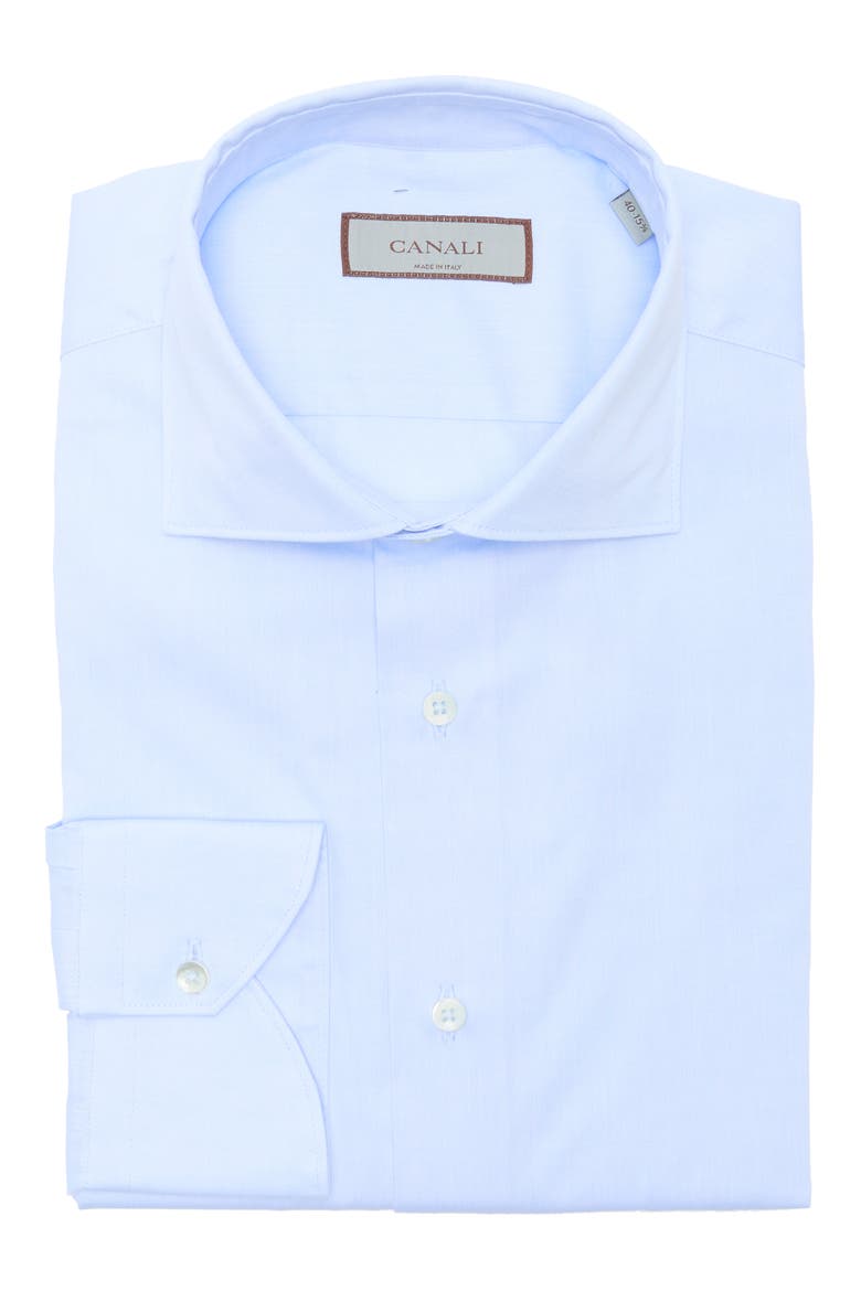 Cotton Dress Shirt, Alternate, color, BLUE