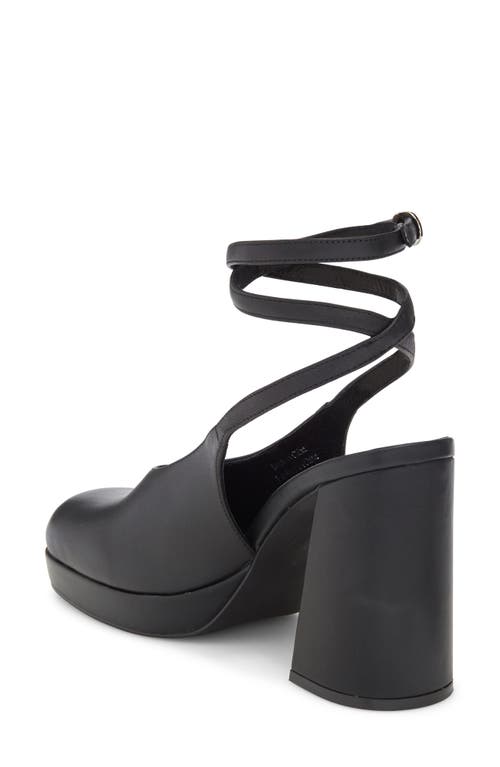 Jeffrey Campbell Vivre Ankle Strap Platform Pump In Black