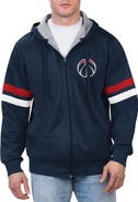 G-III SPORTS BY CARL BANKS Men's G-III Sports by Carl Banks Navy Washington Wizards Contender Full-Zip Hoodie Jacket