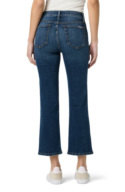 Joe's High Waist Crop Bootcut Jeans In Blue