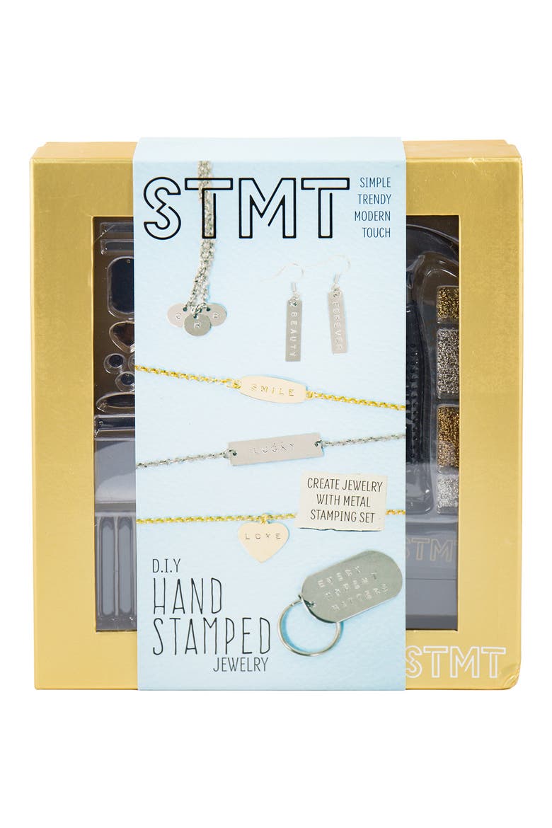 DIY Hand Stamped Jewelry Kit, Main, color, MULTI