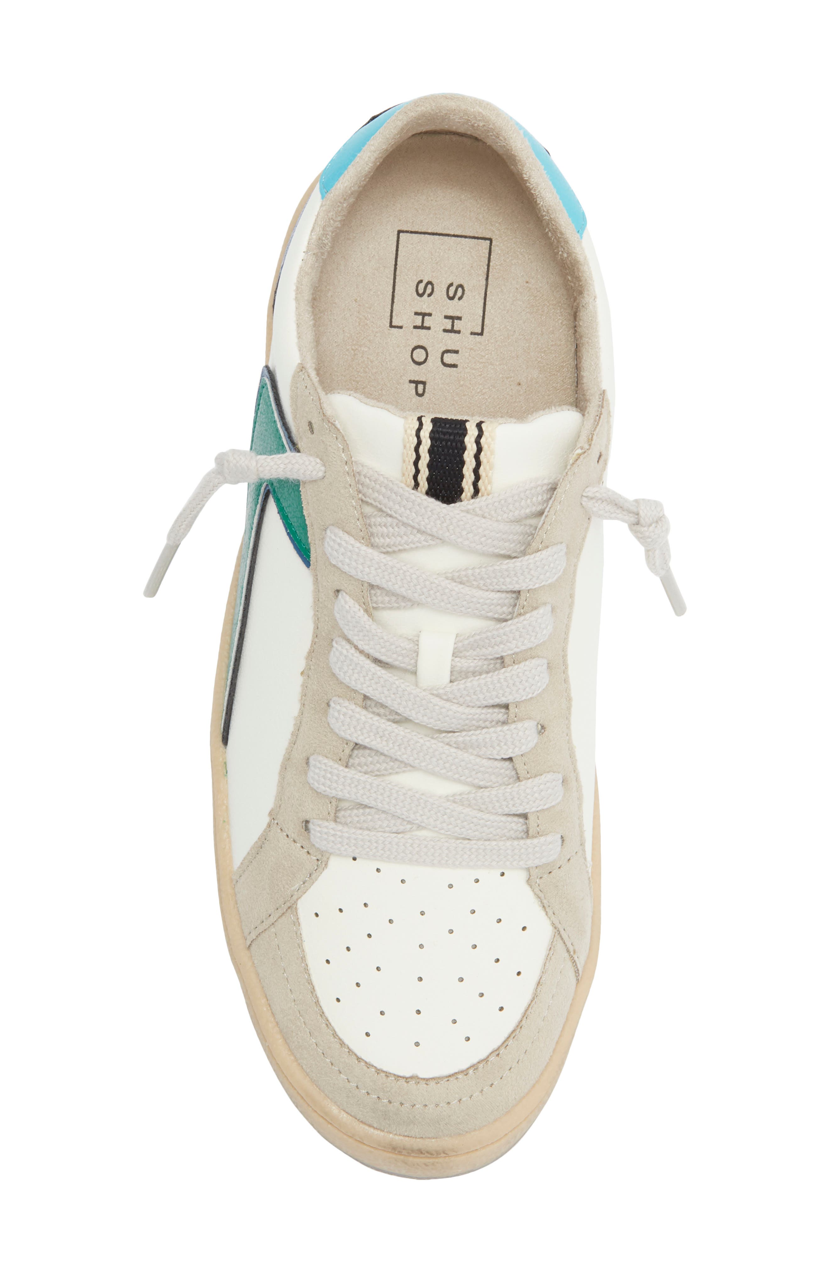 SHUSHOP Kids' Salma Sneaker, Alternate, color, Forest Green/ White