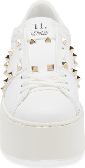 Valentino Garavani Rockstud Untitled Platform Sneaker (Women