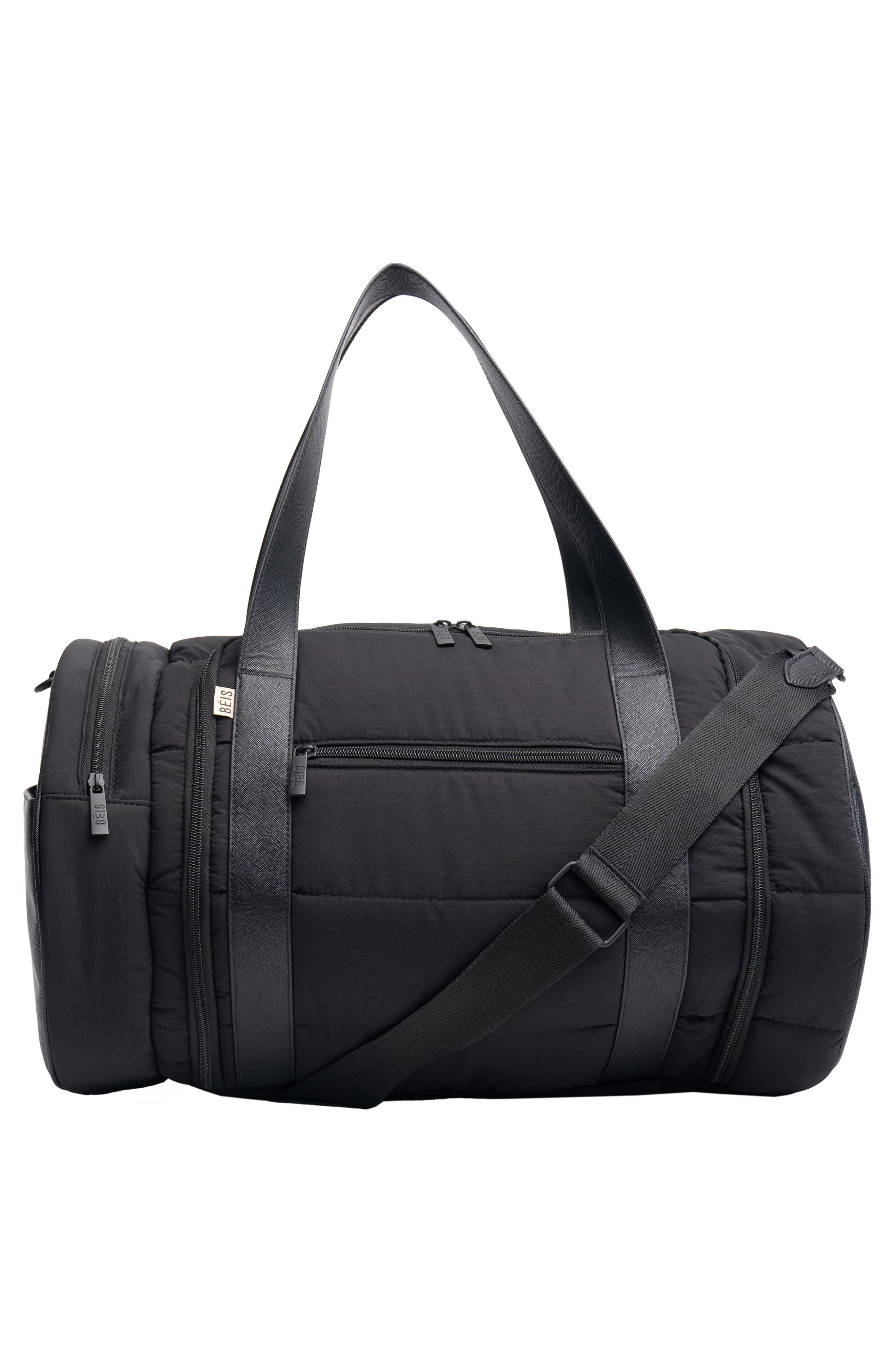 The Mini Duffle Bag, Alternate, color, BLACK
