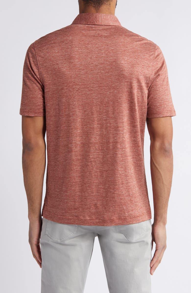 Scott Barber Linen Mélange Polo, Alternate, color, 