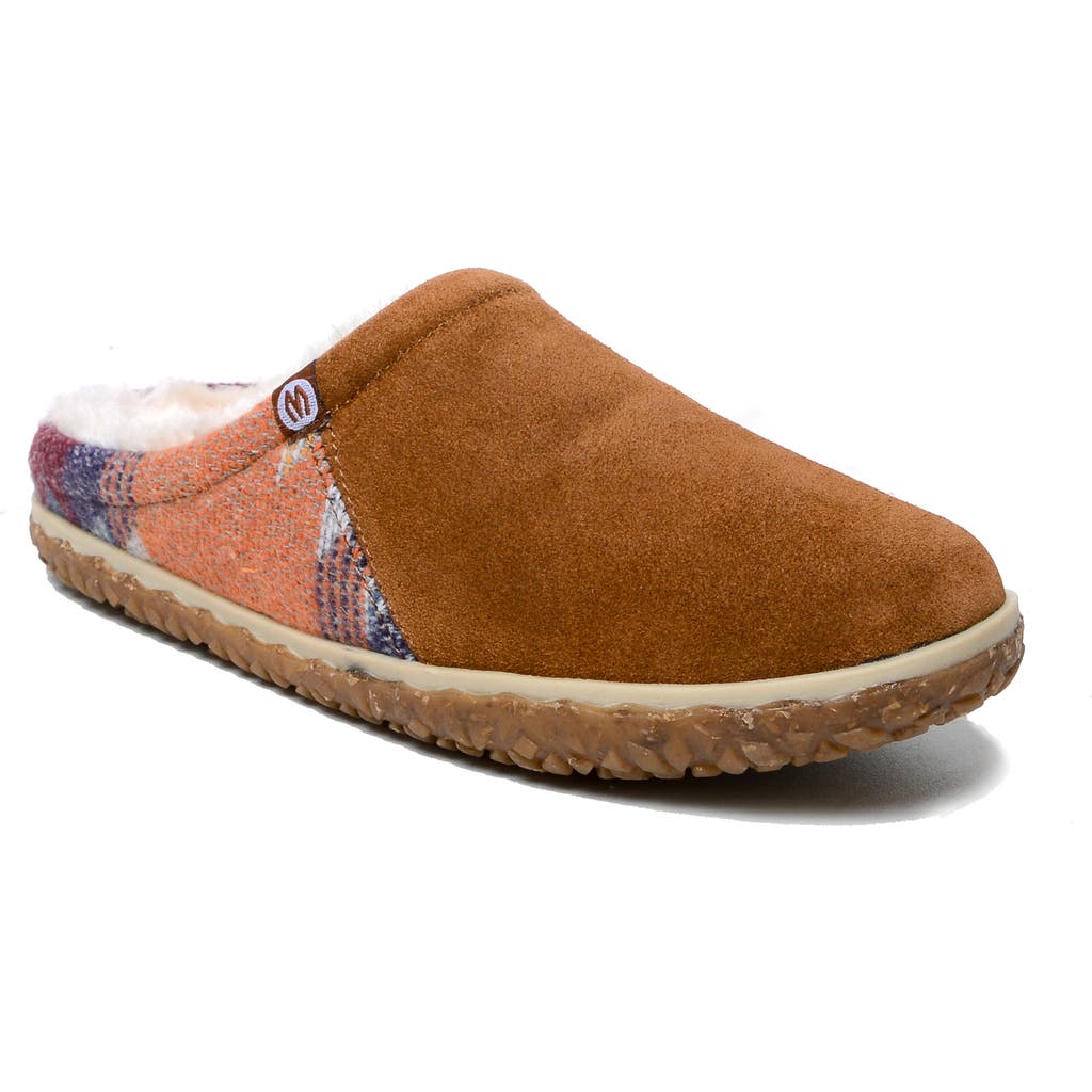 Minnetonka Tahoe Faux Fur Lined Slipper In Multi