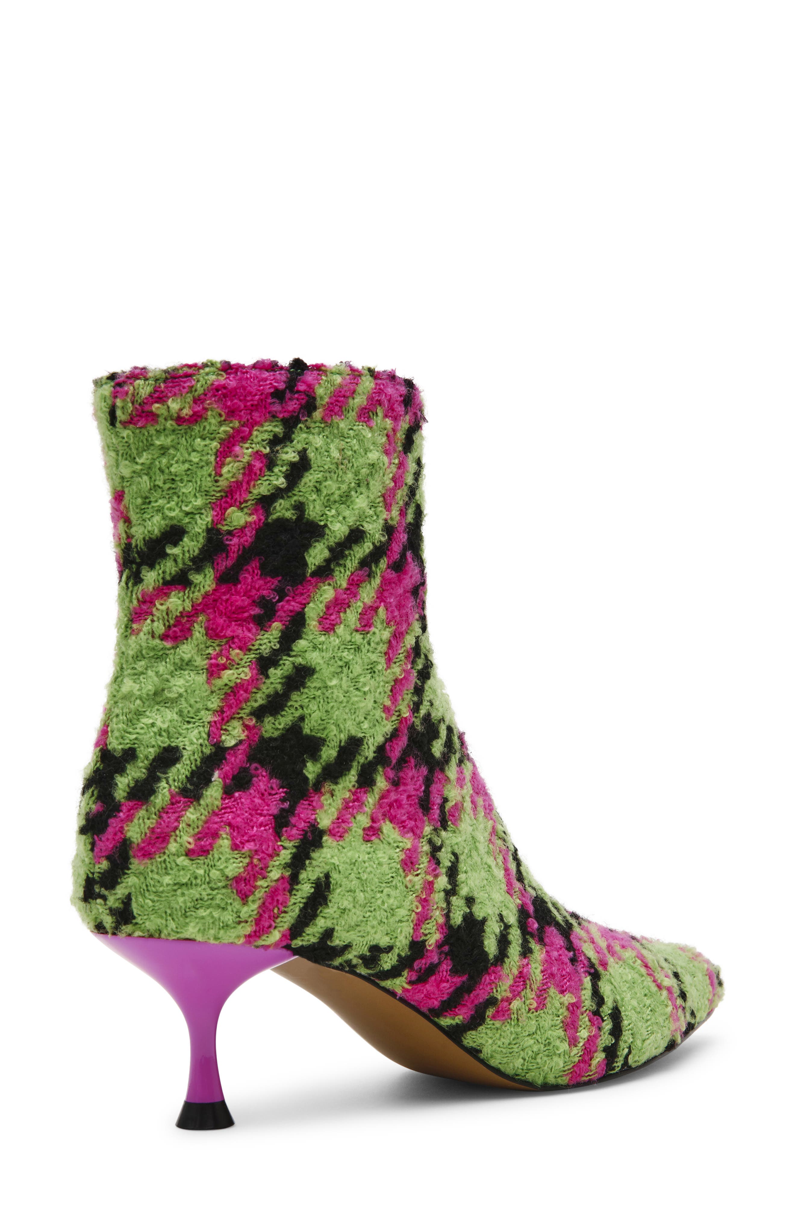 Parkker Kitten Heel Bootie, Alternate, color, GREEN/ PINK MULTI