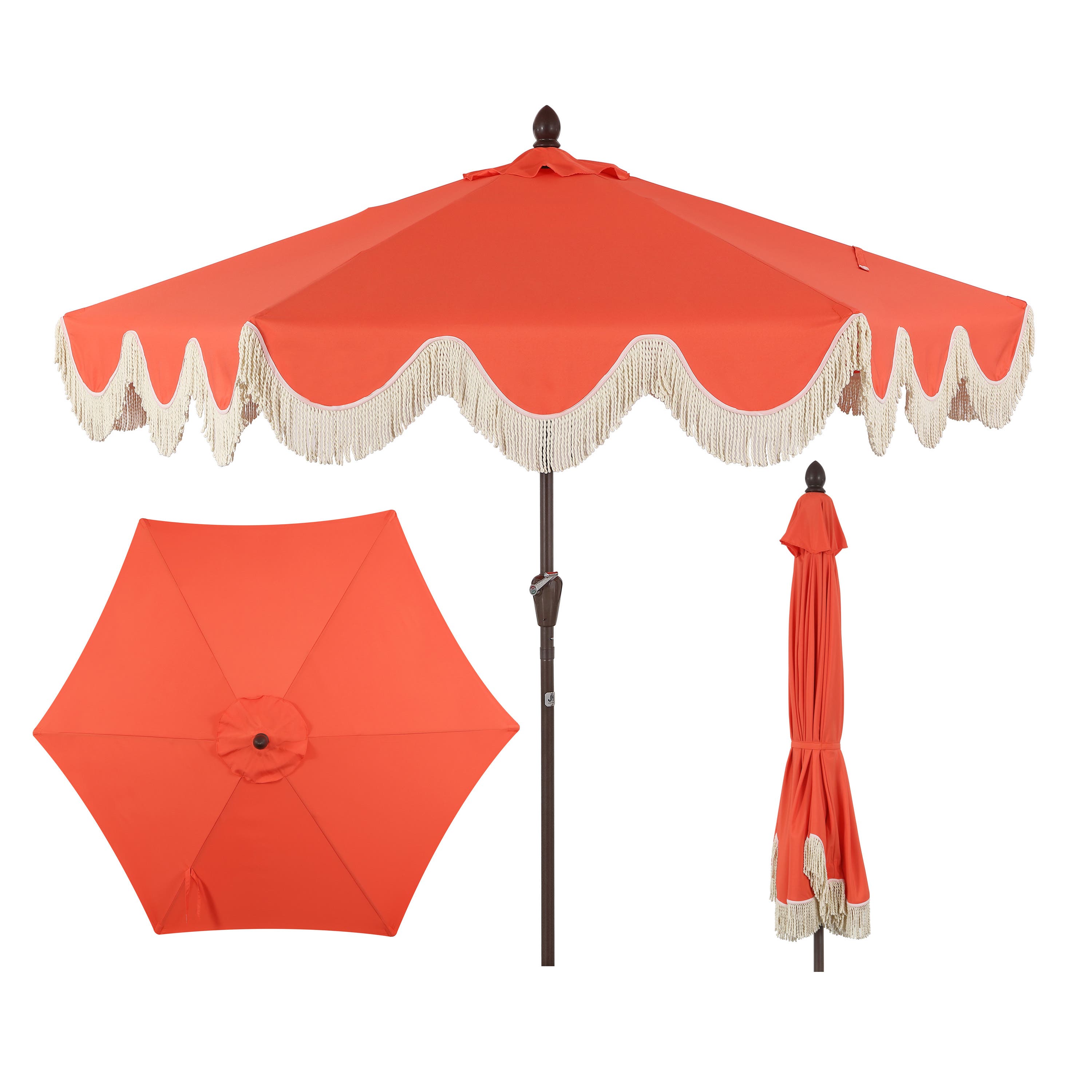 Coral Red/Cream