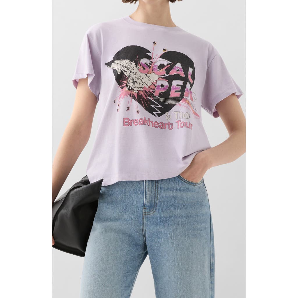 Scalpers Breakheart Tee In Purple