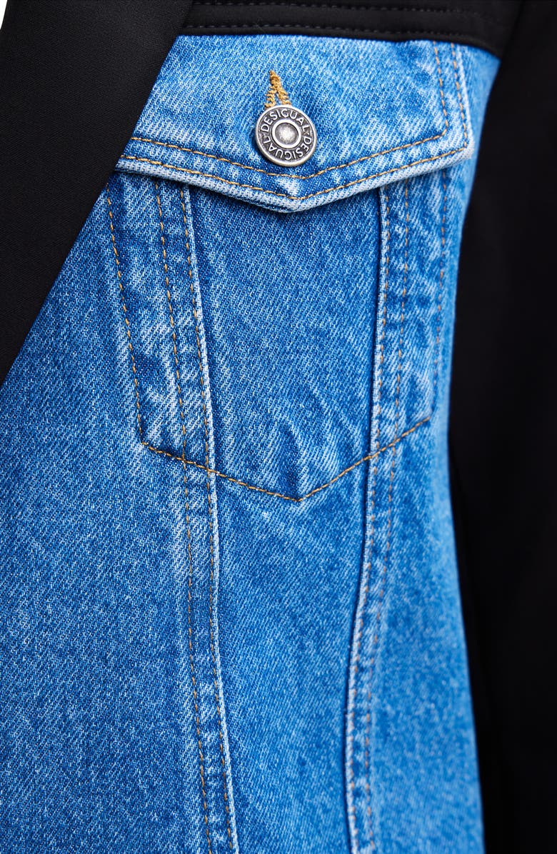 Desigual Hybrid Trucker Blazer, Alternate, color,