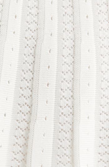 Ellen Mixed Stitch Pleated Minidress