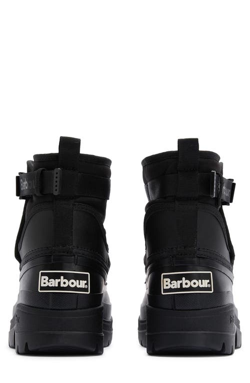 Barbour Braybourn Welly Insulated Duck Snow Boot In Black