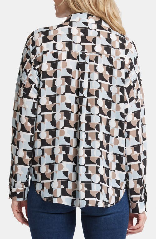 Nydj Becky Recycled Polyester Georgette Blouse